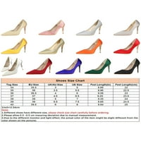 Tenmi Womens Stiletto токчета Оцени пръсти Обувки Обувки Плъзнете на помпи на висок ток Жени Удобство Леко бяло 6.5