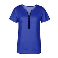 Женска тениска топ мода Summer Spring Short Loweve Blouse Tunic Жени ежедневни тениски женски ризи стилни удобни модерни ежедневни