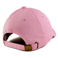 Модерен магазин за облекло брауни бродиран нисък профил мек памучен татко шапка шапка
