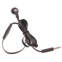 Кабелен слушалка за слушалки за OnePlus Nord N 5G Телефон - Единична слушалка за слушалки плоски черни G5P
