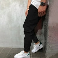 Uorcsa панталони лято нов стил модни гащеризони ежедневни чисти цветове удобни осем цветни панталони черни