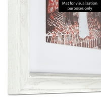 Arttoframes Бяла рамка за картина, рамка за плакат от бяло дърво