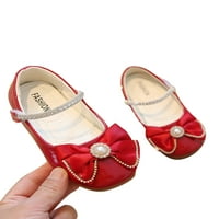 Colisha Kids Mary Jane Comfort Flat Shoes Princess Flats Party Леки мокасини Магическа лента рокля обувка червено 9c