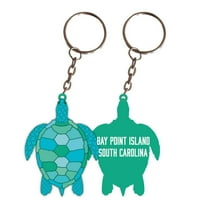 Остров Bay Point Южна Каролина Метална ключодържател на костенурката