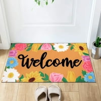 килим за килим Yubnlvae килим на открито извор пролет приветстващи анти-плъзгане на закрито врата декор за дома домашен текстил