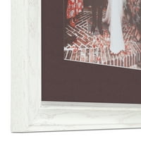 Arttoframes Matted Picture Frame с единична Mat Photo отваряне в рамка в 1. Изключено бяло измиване на пепел и торф