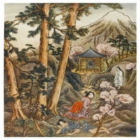 Okureha спасен от печат на богиня от Poster от Mary Evans Picture Library