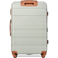 Багаж на багаж Нов модел Разширяващ се ABS Hardshell Clearance Baggage Hardside Леки издръжливи куфари Комплекти Спинерни колела Куфар с TSA Lock 20''24''28 ''