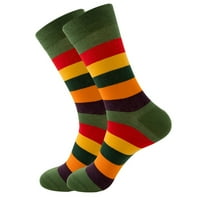 Чорапи за жени възрастни унизионни ивици ивици цветна улица личност средни чорапи хватки чорапи