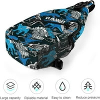 Чанта за прашка за мъже жени Crossbody Sling Backpack Bag за пътувания туризъм DARPACK CHEDE CART
