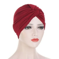 Жени момиче еластична тюрбанка капачка за глава Cover Chemo Head Wraps Bennie Twisted Indias Hat за вземане на душ