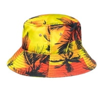 Yaman Beach Hats for Women Women Men Sunscreen Sun Protection Outdoor Printing Fisherman's Hat Basin Clap Accessories Accessories
