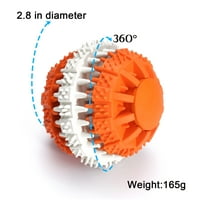 Домашни любимци нетоксични почистващи зъби въртяща се гумена топка с мента аромат интерактивен игрален аксесоари