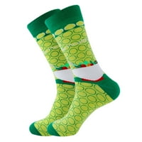 Без шоу чорапи Женски неплъзгащи се геометрични плодови кафе чорапи улични чорапи Астронавти чорапи