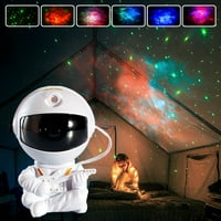 Детски подарък астронавт Luminaires Декоративна галактика Нощна светлина Проектор Лампа Звездно небе Черно 1