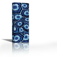 Изобилие от сини агати - съвременен изящно изкуство Giclee on Canvas Gallery Wrap - Стенни декор - Арт живопис - Готов за окачване