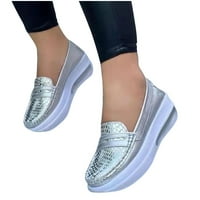 Herrnalise дамски обувки за дамски обувки Небрежно ежедневно затворени маратонки с маратонки работни обувки Обувки Женски обувки на клирънс