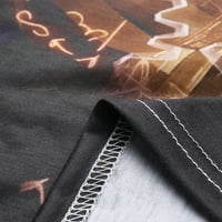 Njoeus мъжки тениска комфорт цветове тениска мъжка улица мода ежедневен интересен дизайн отпечатан кръгла шия с къс ръкав с къс ръкав кръг-деколте блузи и ризи плюс р?