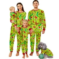 Комплекти за коледни семейни пижами на Grinch, анимационно мнение, унисекс