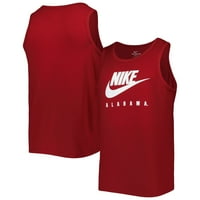 Мъжки Nike Crimson Alabama Crimson Tide Futura Performance Scoop Neck Tack