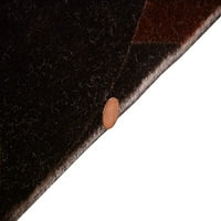 Персонализиран размер на бегач килим марокански тешени гранични тъмно кафяви нарязани на размери Rug Runner Персонализирайте своя собствен килим за бегач