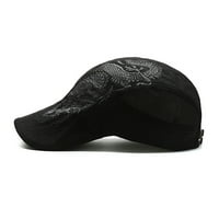50+ дишаща слънчева шапка Мрежата на китайски стил дракон печат върха капачка