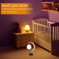 Домашна нощ светлина домашна спалня лампа орнамент желязо изкуство LED пожелание на топка луна форма на масата светлина