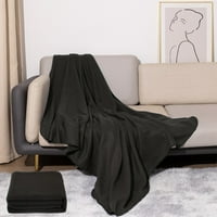 Tarmeek Fleece Throdle Супер меко уютно одеяло за хвърляне 50 60