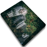 Kaishek Hard Case Cover Само съвместим най-новият MacBook Air с Touch ID USB TYPE-C + Черна клавиатура Капак Модел: A1932 A2179 a