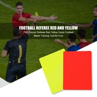 Kotyreds pvc футболен рефер червени жълти карти футболни мач тренировъчен инструмент