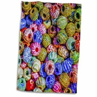 3Drose купчина цветни декорирани мъниста - кърпа, от