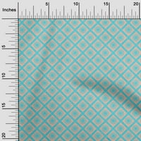 Oneoone Viscose Jersey Sky Blue Fabric Asian Arnamental Sewing Craft Projects Fabric отпечатъци по двор широк