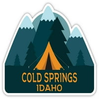 Cold Springs Айдахо сувенирен хладилник магнит къмпинг дизайн на палатка