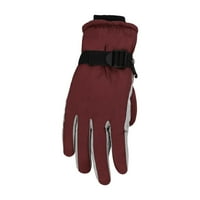Woxinda дамски зимни ръкавици термични ръкавици с екран SMS топло меко плетене еластизирани ръкавици за жени Студено време отоплено