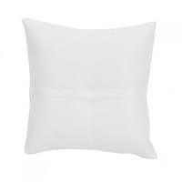 Възглавница за бяла матова сатенена тъкан, възглавница за възглавница, за сватба на открито