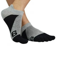 Мъжки чорапи от памучен пръст с пет пръста чорапи с ниско изрязване на атлетически чорапи за спортни двойки
