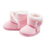 Hirigin Baby Girl Shoes Неплъзгащо се с мека плътно сърдечно сърце сняг обувка