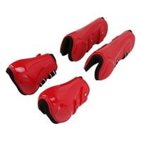 Багажник на коня, добре направени ботуши за конско сухожилие, комплекти за коне на червен L