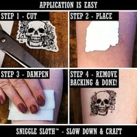 Колистриране скица Водоустойчива временна татуировка набор от фалшиви колекции от изкуство на тялото - бяло