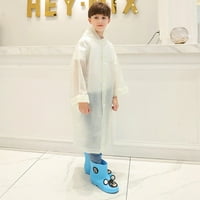 Yoone Toddlers Raincoat Transparent Waterproof Moys Boys Момичета с качулка с качулка за дейности на открито